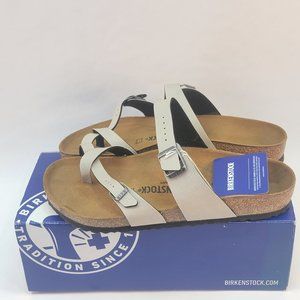 Birkenstock Women's Mayari Thong Sandal Pull ups Stone # 1005056 Size 10 M